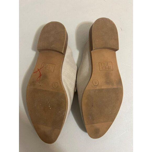 Time and Tru Memory Foam Mules with Silver Chain Detailing Sz 8 - Picture 4 of 4